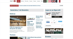 Desktop Screenshot of algarve24.pt